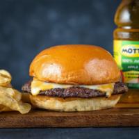 Kids Cheeseburger · Angus Beef Patty on a Brioche bun with a slice of Colby Jack cheese.. All Kids meals are ser...