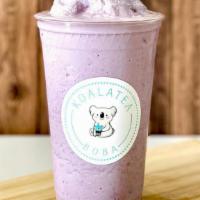 Ube Smoothie · Blended Ube Smoothie.