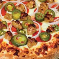 The Fear (Customer Favorite) · Pepperoni, sausage, white onions and jalapeños.