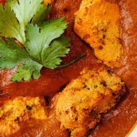 Chicken Tikka Masala (G) · Tandoori chicken breast (white meat) cooked in our irresistible signature tomato sauce. An a...