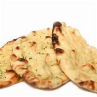 Garlic Or Palin Naan · Garlic Naan … 5.95  Leavened flatbread with butter, garlic, and chives cooked in the tandoor.