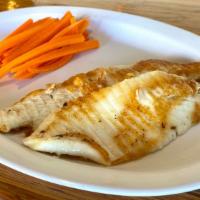 Kids Simply Grilled Daily Fish · Kids portion of today's choice of fresh fish.