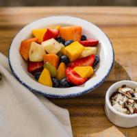 Fruit Bliss Bowl · Vegan/Vegan Option.  Seasonal & tropical fruits.