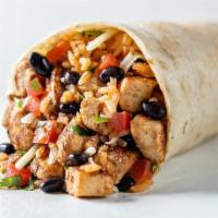 Build-Your-Own Small Burrito · Build your own small burrito. Choose your protein, rice, beans, toppings, salsa and add ons.