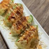 Jalapeno Bomb · Spicy. in:spicy tuna, cream cheese, wrap with jalapeño and deep fried