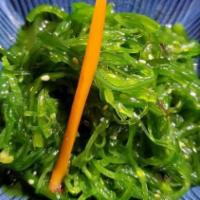 Seaweed Salad · Vegetarian. Marinated seaweed.