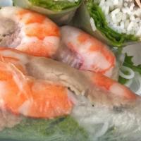 Spring Rolls · Steamed shrimp & pork wrapped in rice paper, lettuce, & mint served with house special sauce...