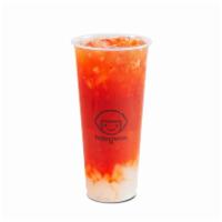 Strawberry Black Tea With Lychee Jelly · Additional  request under 