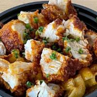 Og Loaded Mac · Load up your Mac 'n cheese with OG Hot Chicken, comeback sauce, pickles, and chives.