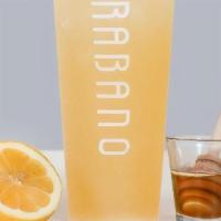 Honey Lemonade · Freshly squeezed lemon, raw organic honey, sweetened to taste with raw sugar.