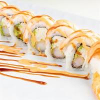 Double Shrimp (8Pcs) · Tempura roll. In; shrimp tempura, crab, avocado. Out; shrimp. Sauce; eel sauce, spicy mayo s...