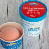 Strawberry - Plant-Based Protein  · kcal 72, protein 4g, carbs 21g, fat 0g
per 100g serving / 16g protein per pint