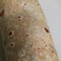 Carne Asada Burrito · Burrito with Carne Asada, Bean, Cheese, Sour Cream, Pico de Gallo and Guacamole.