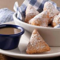 Biscuit Beignets · Our buttermilk biscuit dough, deep-fried then tossed in cinnamon sugar with. butter pecan sa...
