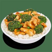 Chicken & Broccoli · Steamed white meat chicken, garlic, ginger, scallions and broccoli. Tossed in a rich and swe...