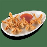 Crab Wontons  · Handcrafted, crispy wontons filled with Jonah crab, cream cheese, red bell peppers and scall...