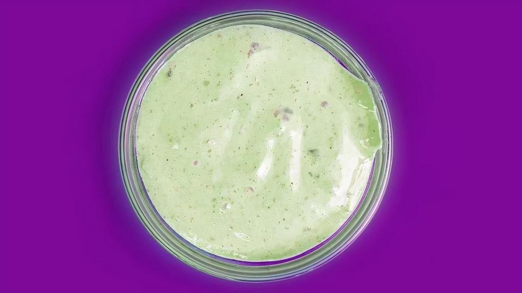 El Cilantro Lime Ranch · The creaminess of Ranch with the tang of citrus and the fresh green flavor of cilantro. If you don’t think it tastes like soap, you’re really gonna like this.