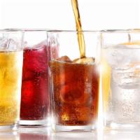 Juice Drinks · Selection of Juice, Water, and Lemonade