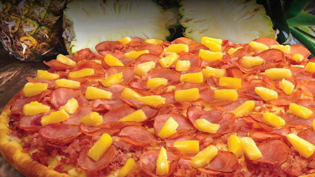 Large Hawaiian Pizza · Canadian Bacon, Ham, Pineapple