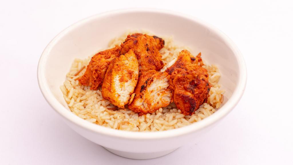 Chicken Bow With Rice · 