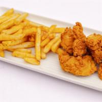 Zinger (Chicken Strips) · Served with fries.
