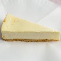 Cheesecake · Rich creamy cake.