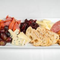 Chef'S Platter · Assorted cheese, spicy capocolla, salami, almons, cashews, pecans, walnuts, dried cranberrie...