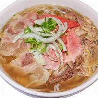 Pho Tai Nam Gan · Rare steak, flank, tendon, noodle soup