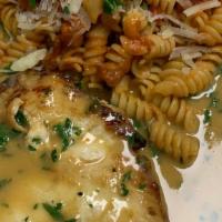 Pollo Limone · Choice of Marsala Cream or Lemon White Wine Reduction