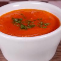 Tuscan Tomato Soup · Housemade with chopped san marzano tomatoes, onions, and a touch of cream. Served with fresh...