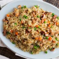Combo Fried Rice · Chicken, shrimp and beef.