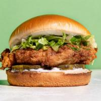 The Signature Crispy Chicken · Southern fried chicken breast seasoned in our signature New Orleans style spice in between a...