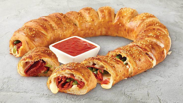 4 Pack Of Stromboli'S · Pepperoni, Pepperoni Sausage Bacon, Chicken and Veggie, Buffalo Chicken, BBQ Chicken, Hawaiian, Supreme, and Spinach.