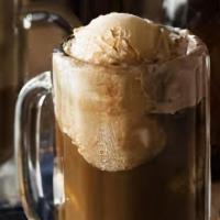 Root Beer Float · A large cup of vanilla ice cream with the Root Beer on the side so that it does not go flat.