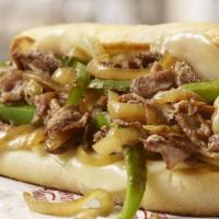 Philly Cheese Steak · Blast off to Philly in Rockets’ version of a classic featuring thinly sliced sirloin steak t...