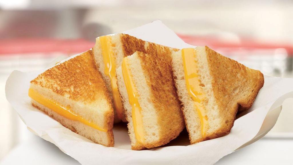 Kids Grilled Cheese · Say cheese! Offered with their choice of American, cheddar, provolone, pepper jack or swiss cheese.
