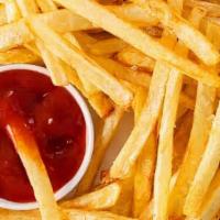 Box Of Reg Fries · Large bag of fries.