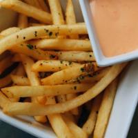Fried Potato Fries · Battered light, then fried to perfection. Served with our complimentary spicy mayo dipping s...