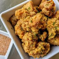 Orange Pepper Popcorn Chicken  · Sprinkled with our signature orange pepper seasoning. These delicious, flavorful, and crisp ...