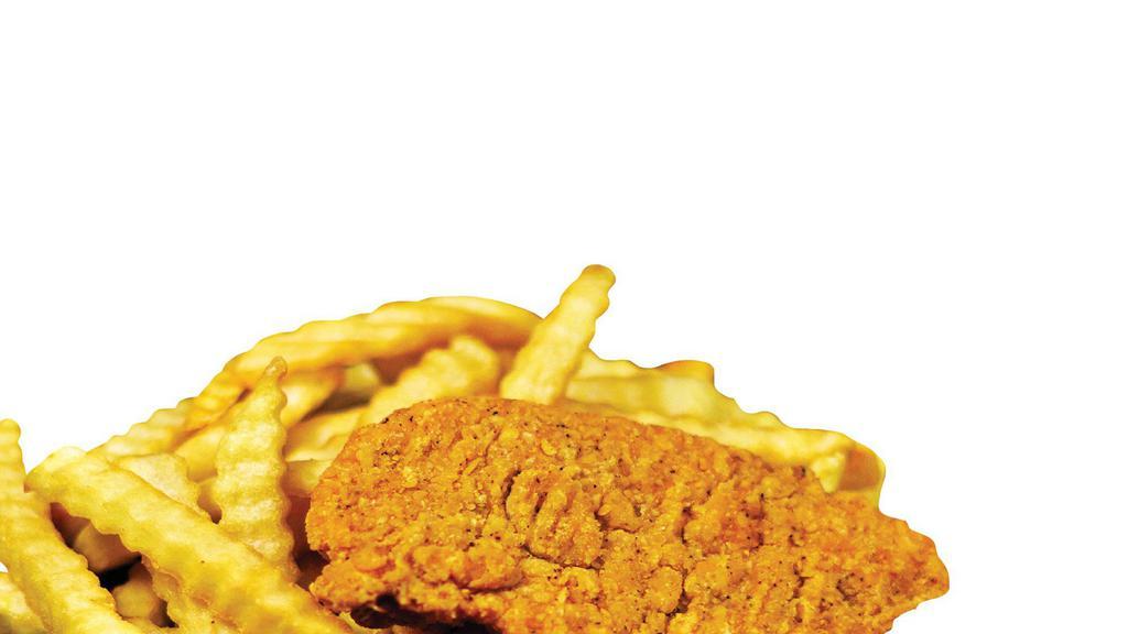 2Pc Chicken Strips Combo · All combos served with medium fries and drink