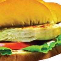 Chicken Sandwich · Lettuce, Tomato, and Mayonnaise.