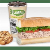 Rg Tuna Combo · Deli-style tuna, tomatoes and lettuce. Served with regular fountain drink, chips or cookie