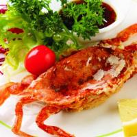 Soft Shell Crab · Fried soft shell crab with ponzu sauce.