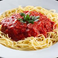 Marinara Sauce · Your choice of pasta smothered in Marinara Sauce.