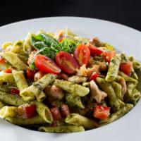 Pesto · Your choice of pasta with a creamy pesto sauce