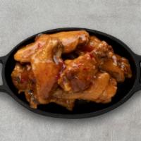 Sweet Chili Boneless Wings · Served with celery or carrots, and ranch.