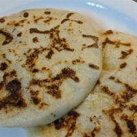 Pupusa Revuelta · Pork and Cheese Pupusa