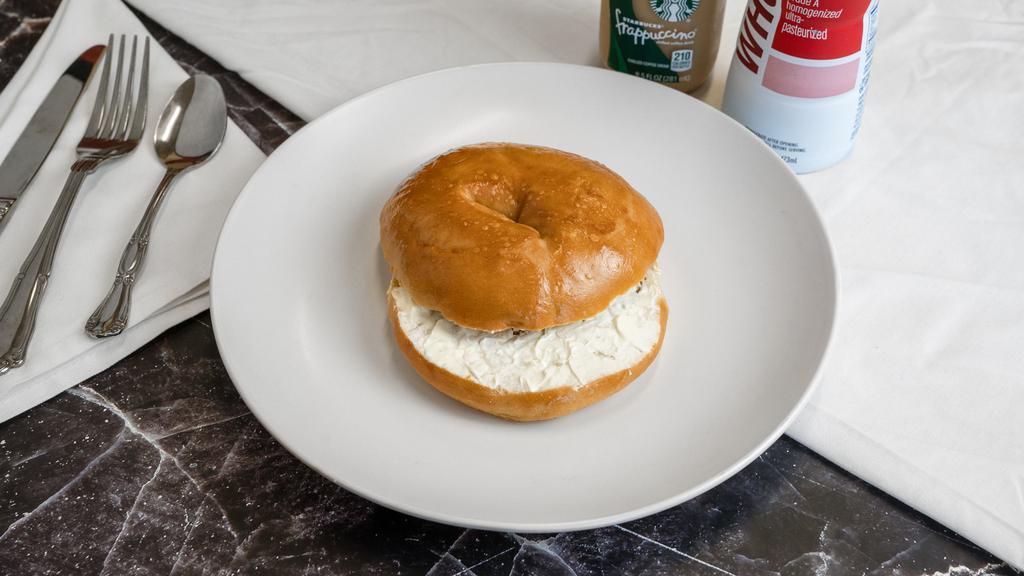 Plain Bagel With Cream Cheese · 