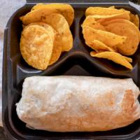Breakfast Burrito · Your Choice of: bacon, sausage, chorizo, turkey, or chicken -  with 2 eggs, cheese cheese, h...