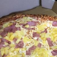 Hawaiian Pizza · Ham and pineapple.
